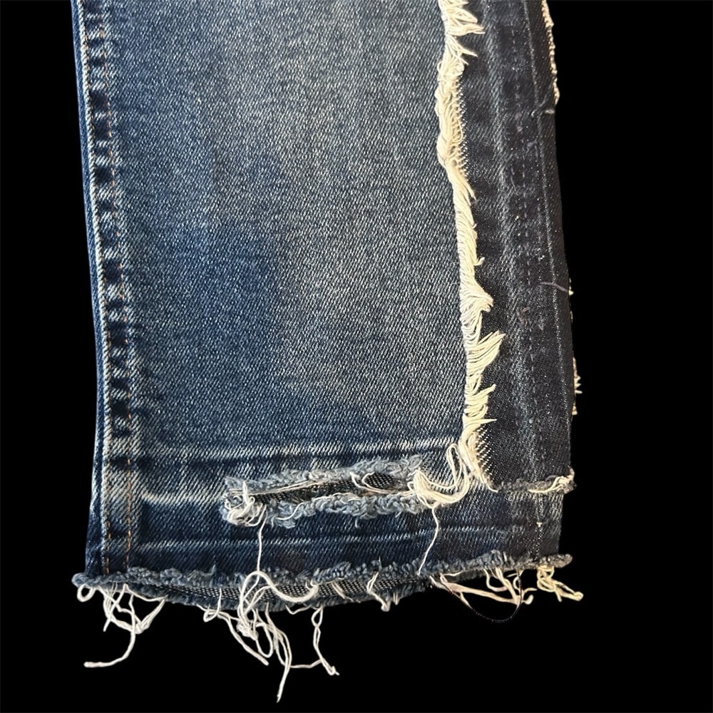 Zara Women’s Trafaluc Collection Distressed Cropped Jeans. Size 6 - Picture 5 of 6